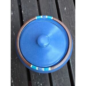 Vintage‎ Dansk Mesa Sky Blue Sugar Bowl with Lid